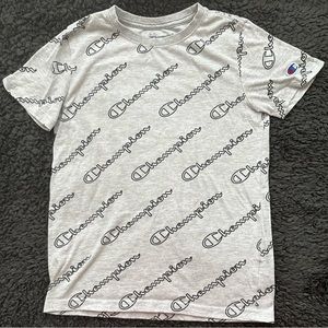 Boys Champion Allover Print Tee, Size M
